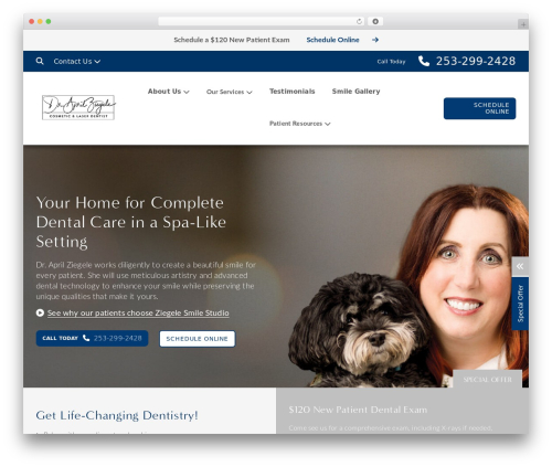 WordPress theme aprilziegelecom - aprilziegele.com