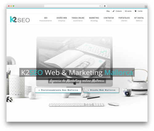 WordPress theme Avada - www.k2seo.es