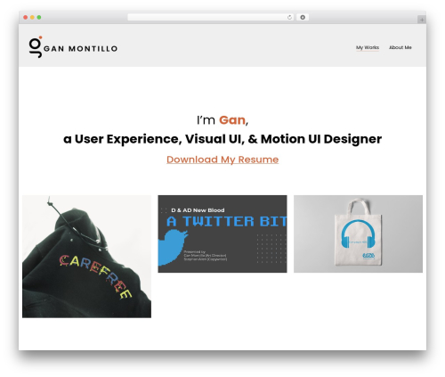 WordPress theme Bifrost - ganmontillo.com