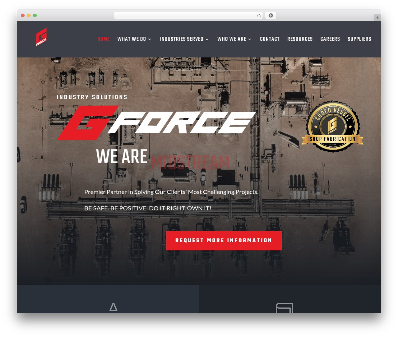 WordPress theme Divi - gforcetx.com