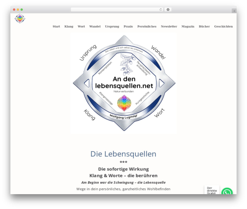 WordPress theme Reframe Plus - lebensquellen.net
