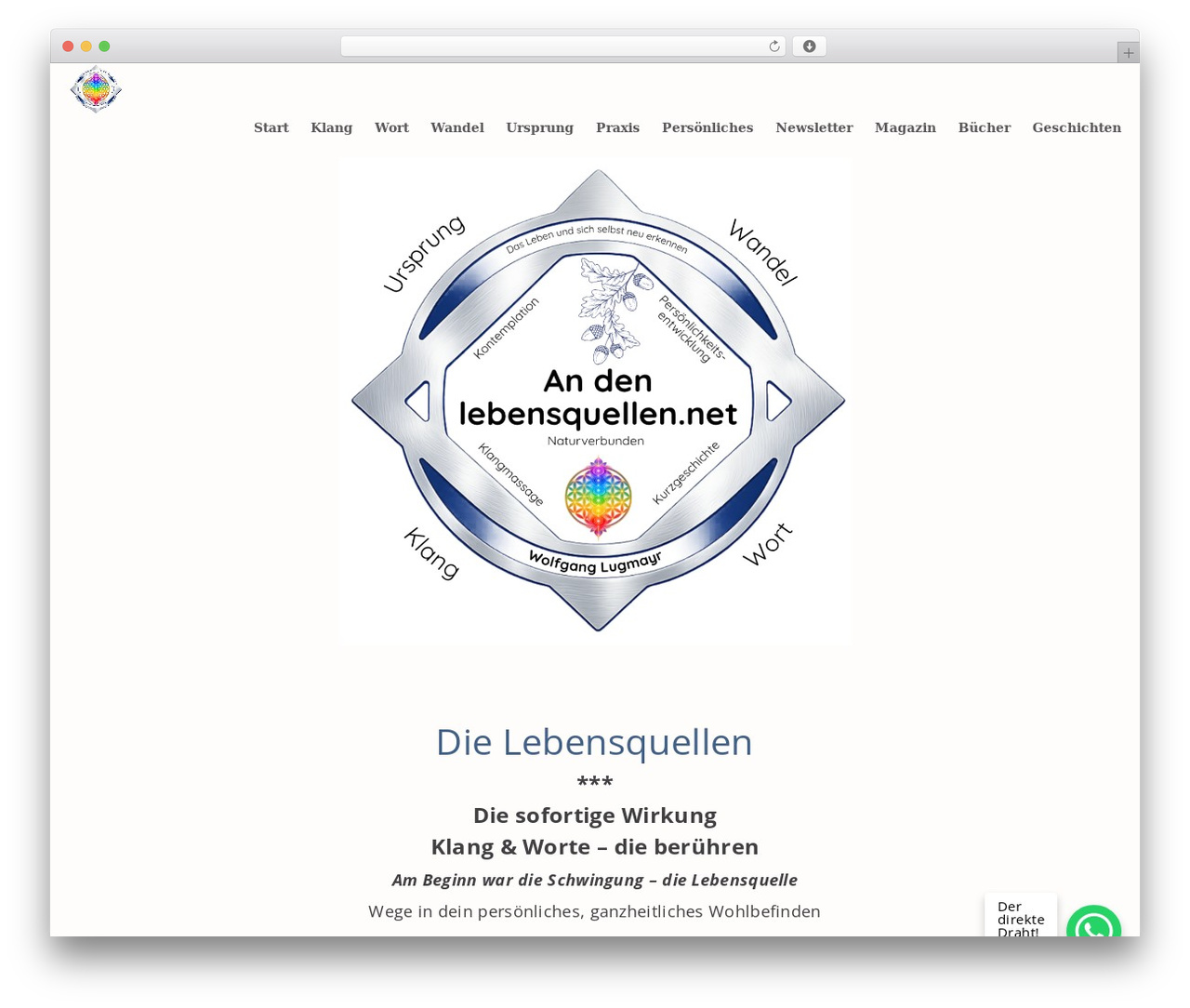 WordPress theme Reframe Plus - lebensquellen.net