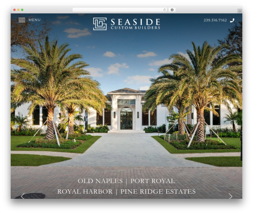 WordPress theme SeaSide - seasidecustombuilders.com