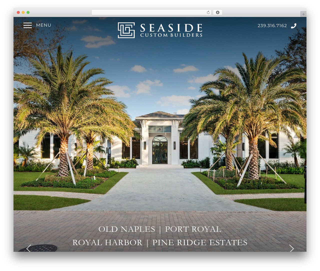 WordPress theme Seaside - seasidecustombuilders.com