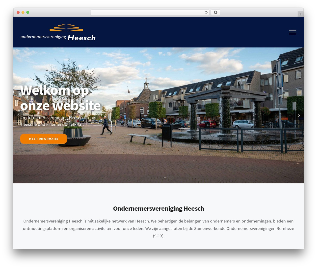 Avada WordPress theme - ondernemersverenigingheesch.nl