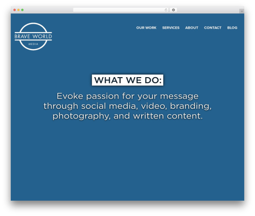 Base Theme WP theme - braveworld.media