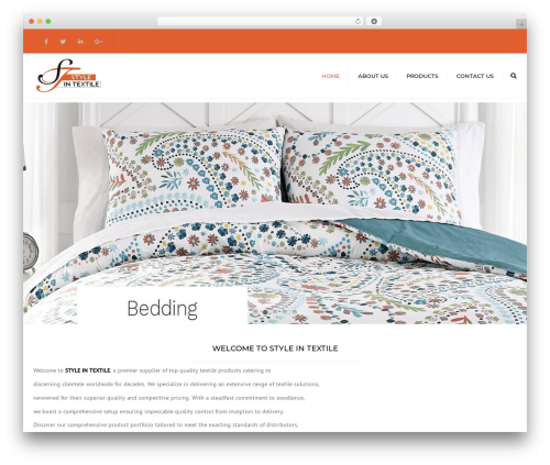 Constructo WordPress theme - styleintextile.com