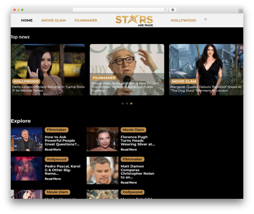 Elementor1 WordPress plugin - starsaremade.com