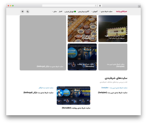Disto WordPress theme design - bakht.org