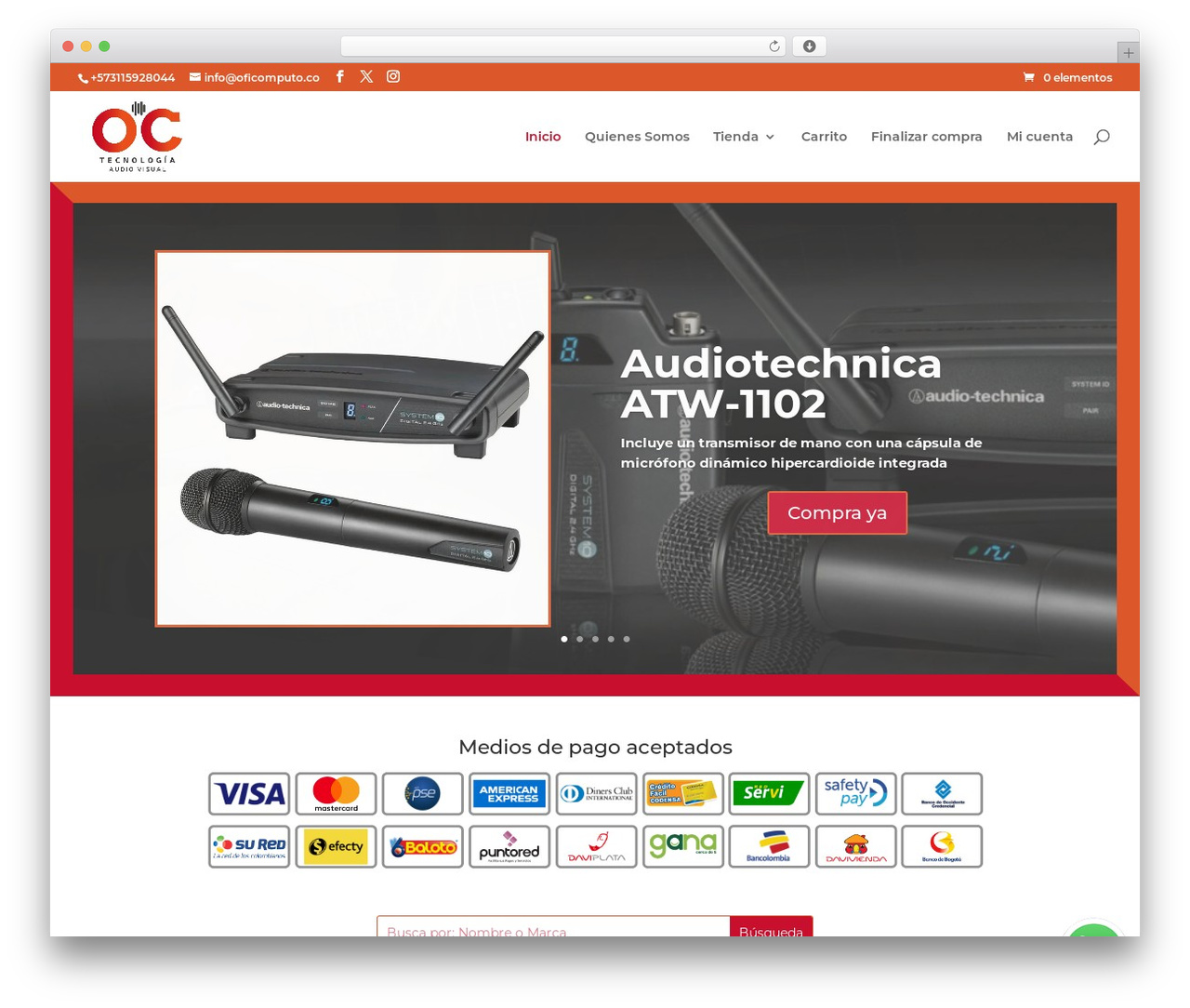 Divi WordPress theme - oficomputo.co