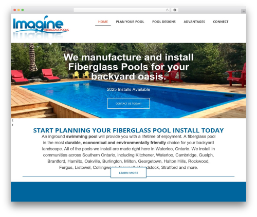 Intense WordPress plugin - imaginefiberglasspools.com