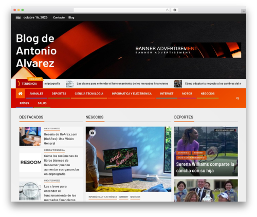 Magever theme WordPress - antonio-alvarez.es Magever theme WordPress - antonio-alvarez.es