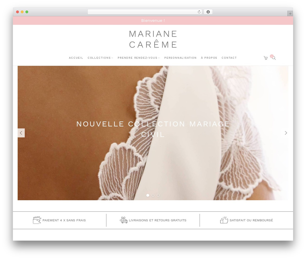 Theme WordPress Primrose - www.marianecareme.com