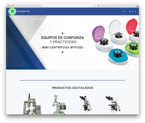 Theme WordPress Start It - nanometrix.company