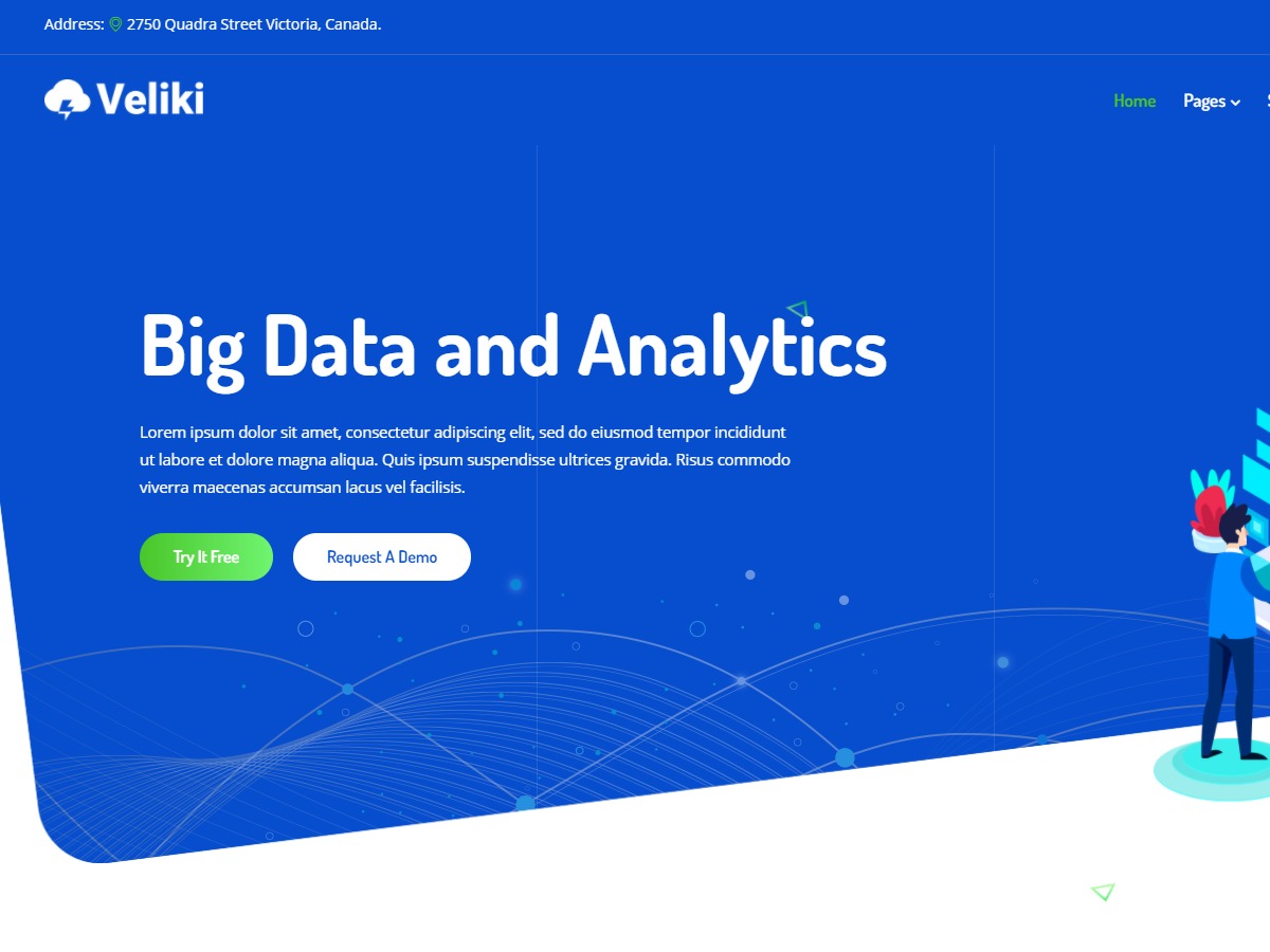 Veliki company WordPress theme Veliki company WordPress theme