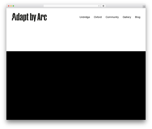 WordPress theme base - adaptbyarc.com