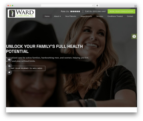 WordPress theme Parent Theme - ward-chiro.com