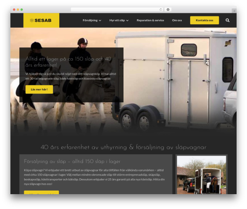 WordPress theme sesab - sesabslap.se