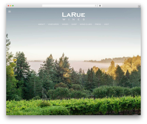 WordPress theme Vin Website Builder - laruewines.com