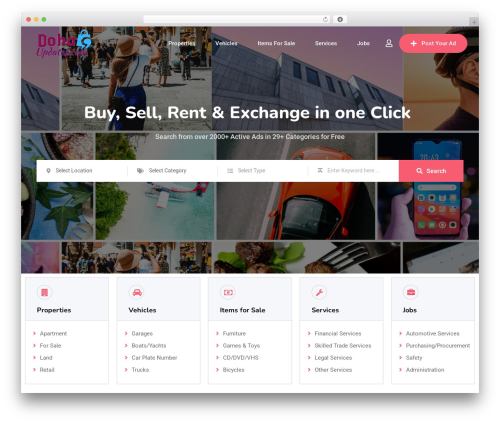 Classified listing pro WordPress plugin - dohaupdates.com