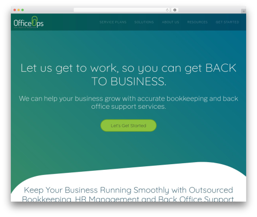 GoodWork Theme WordPress theme - office-ops.com