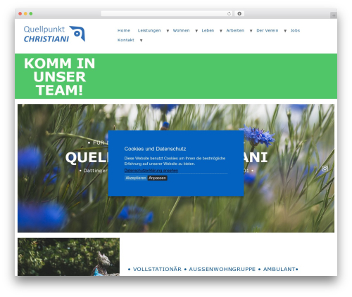 Cookimize – GDPR Cookie Consent Solution (easy-wp-cookie-popup) free WordPress plugin - quellpunkt-christiani.de Cookimize – GDPR Cookie Consent Solution (easy-wp-cookie-popup) free WordPress plugin - quellpunkt-christiani.de