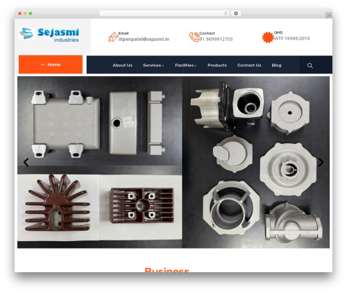 Indutri themer WordPress plugin - sejasmi.in