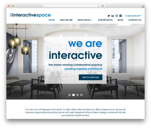 Interactive Space WordPress theme - interactivespace.net