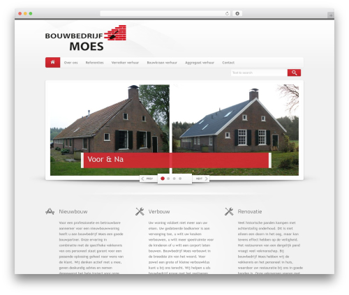 Maxx WordPress theme - bouwbedrijfmoespesse.nl