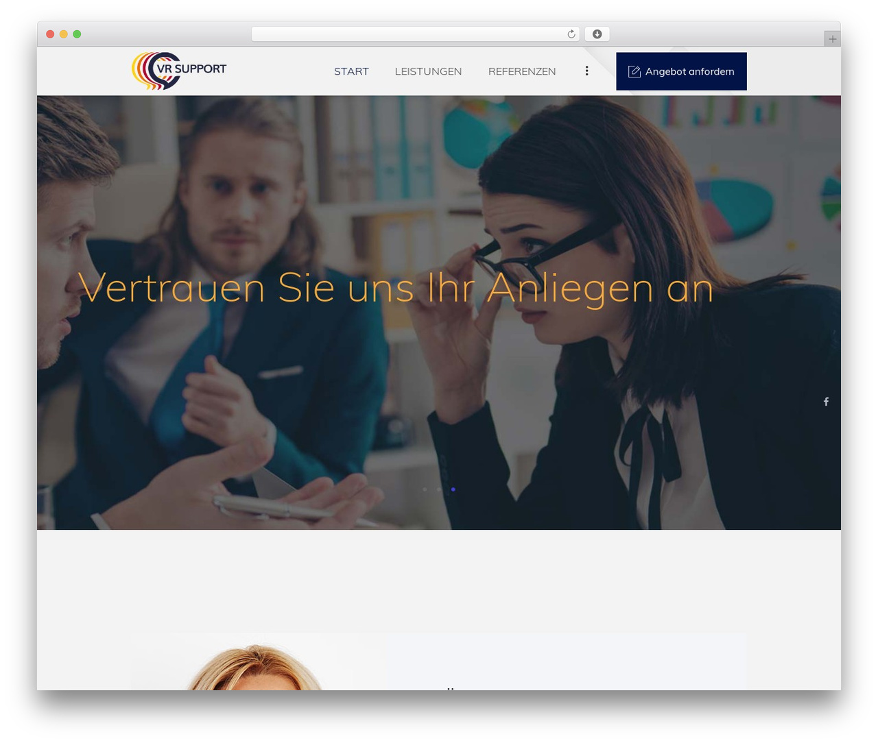 ProLingua WordPress theme - vr-support.at