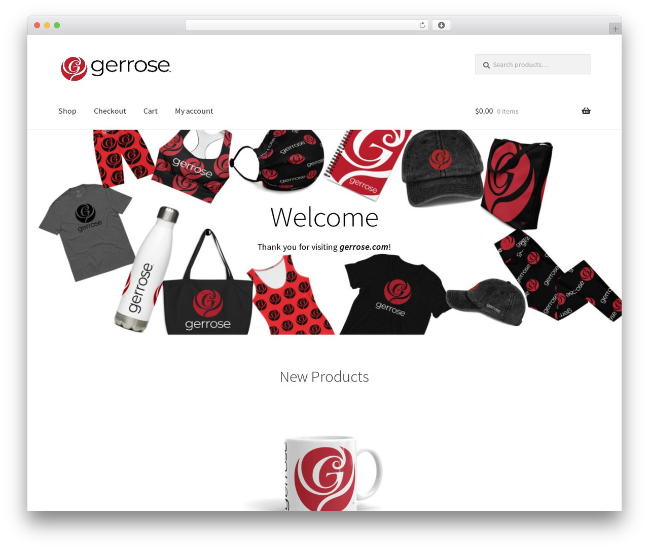 Storefront WordPress ecommerce theme - gerrose.com