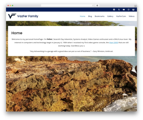 Theme WordPress Galaxis - vazfer.net