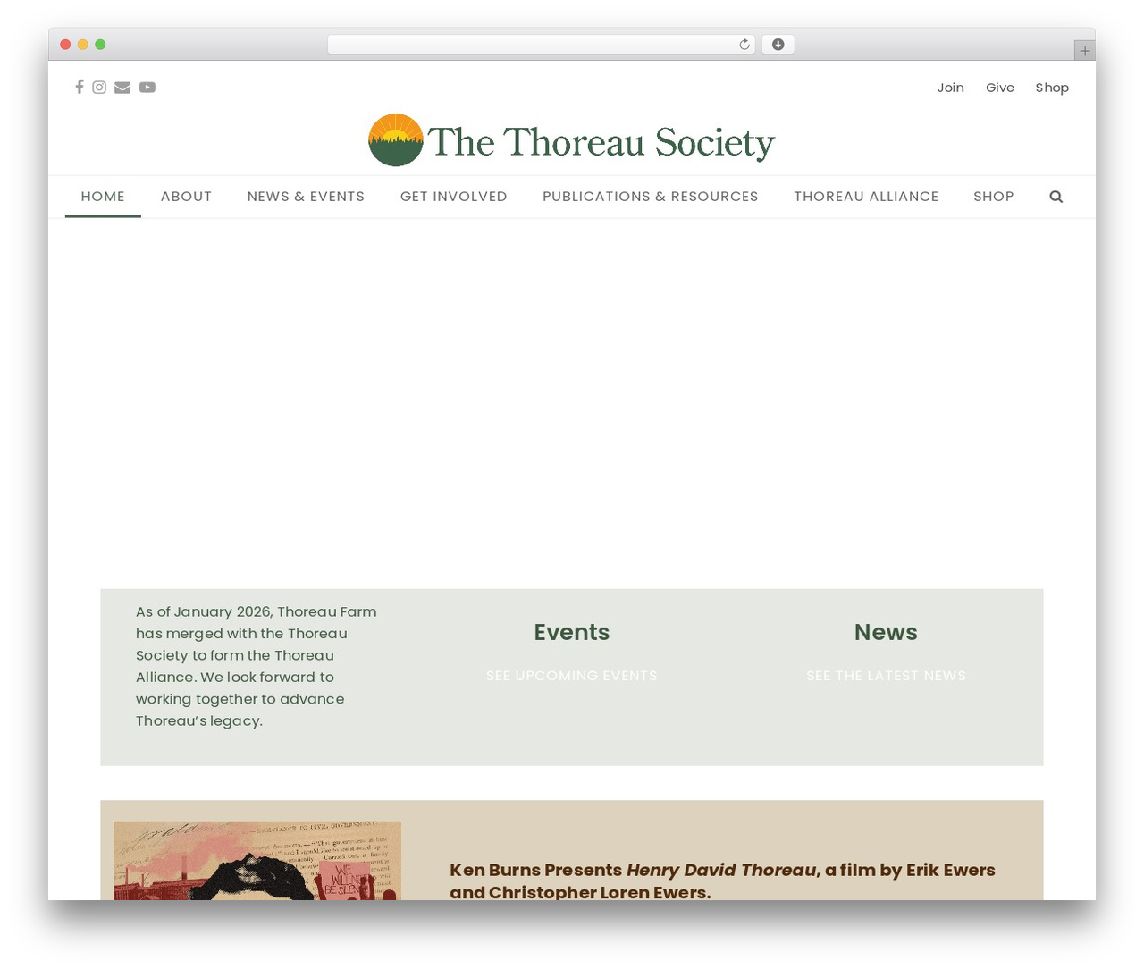 The Thoreau Society WordPress theme - thoreausociety.org The Thoreau Society WordPress theme - thoreausociety.org