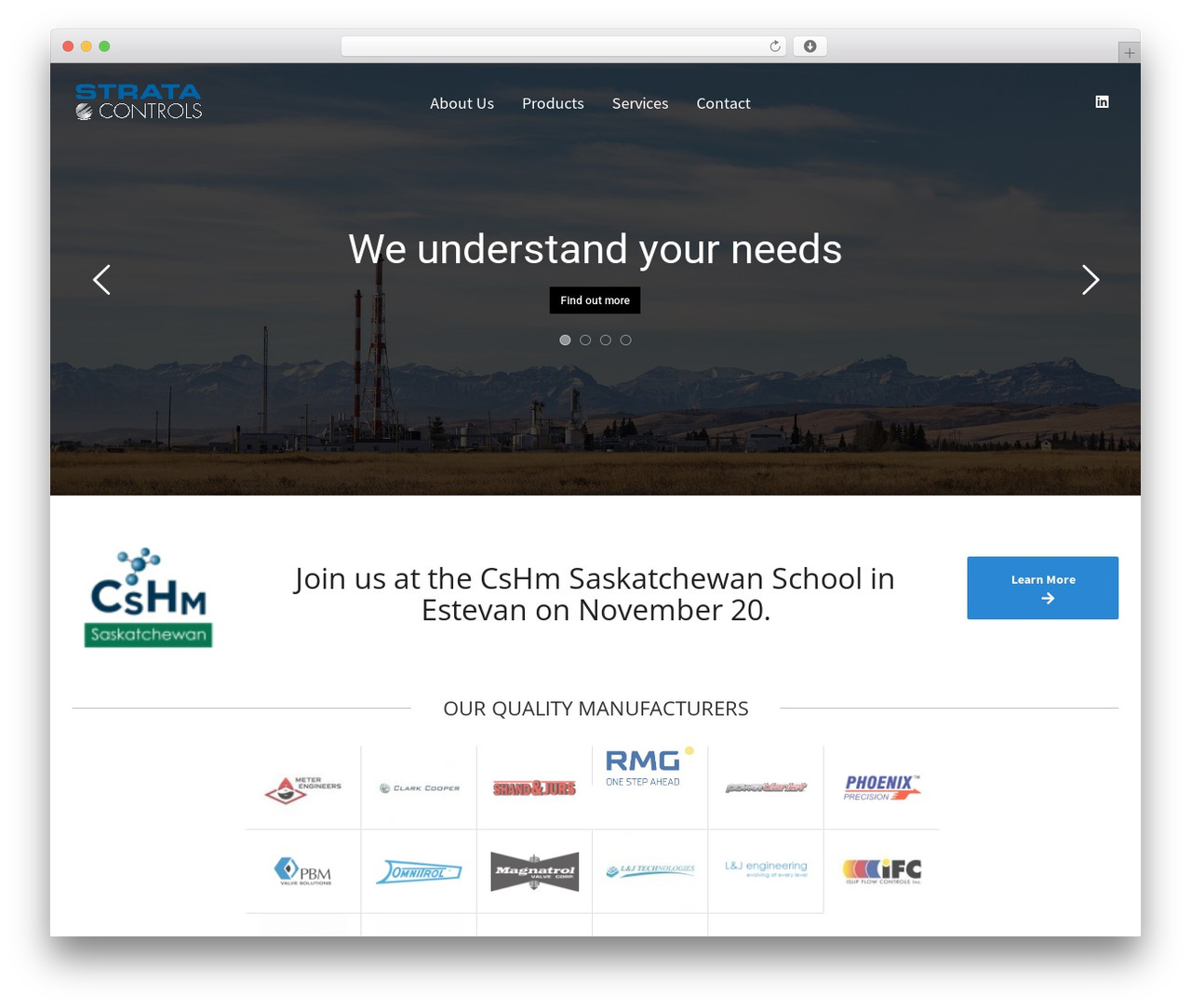 Uplift theme WordPress - stratacontrols.com