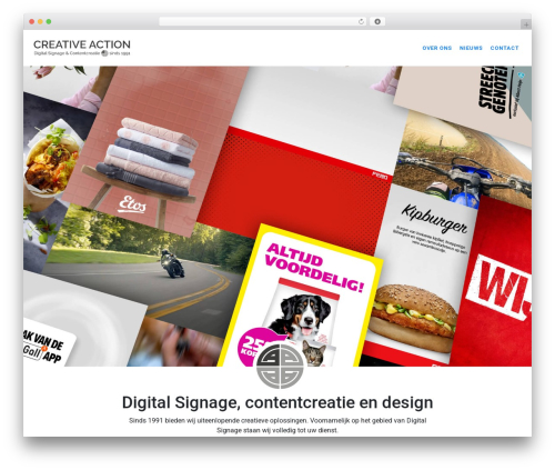 Vincent Theme top WordPress theme - creativeaction.nl