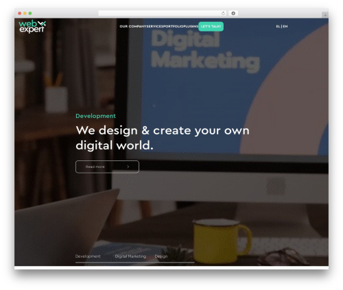 Web Expert - Basic Template WordPress theme - webexpert.company