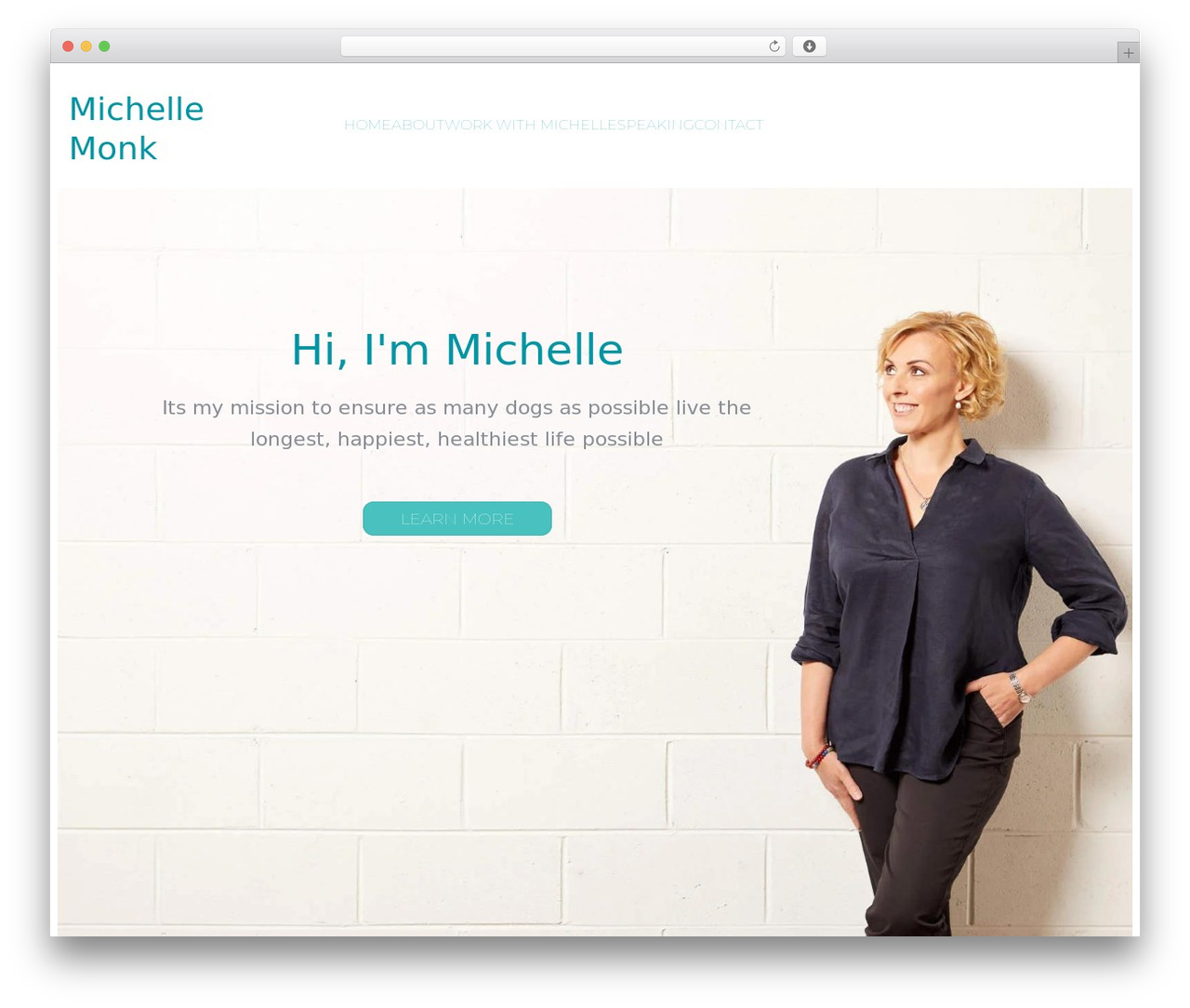WordPress theme Builder Theme - michellemonk.com