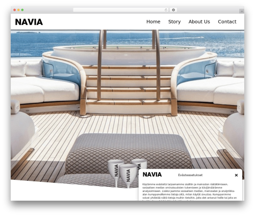 WordPress theme Hello Elementor - navialuxuryboating.com