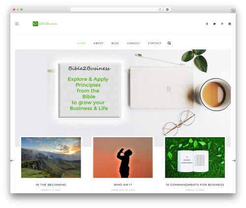 Malina elements WordPress plugin - bible2business.org