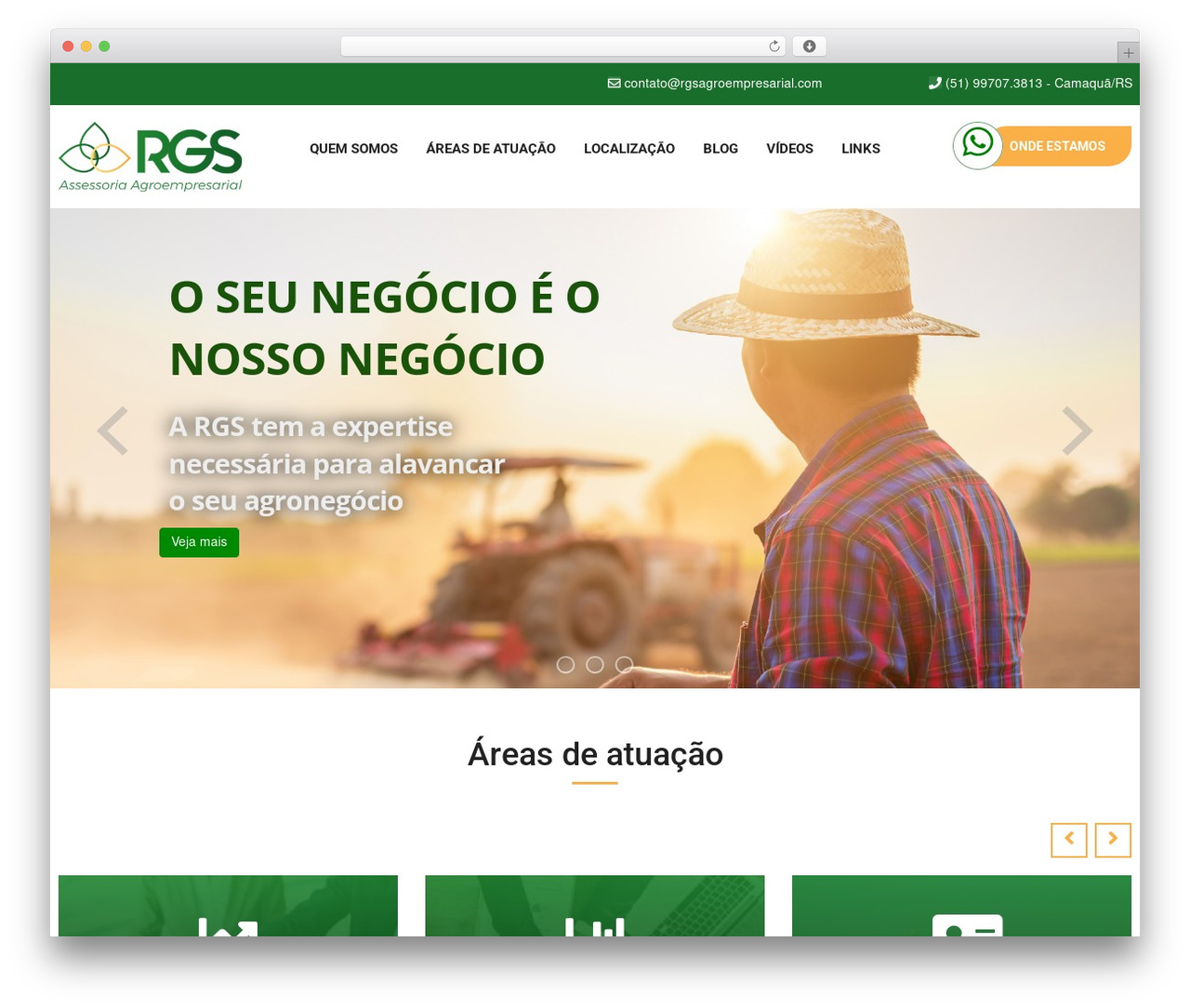 WordPress theme RGS - rgsagroempresarial.com
