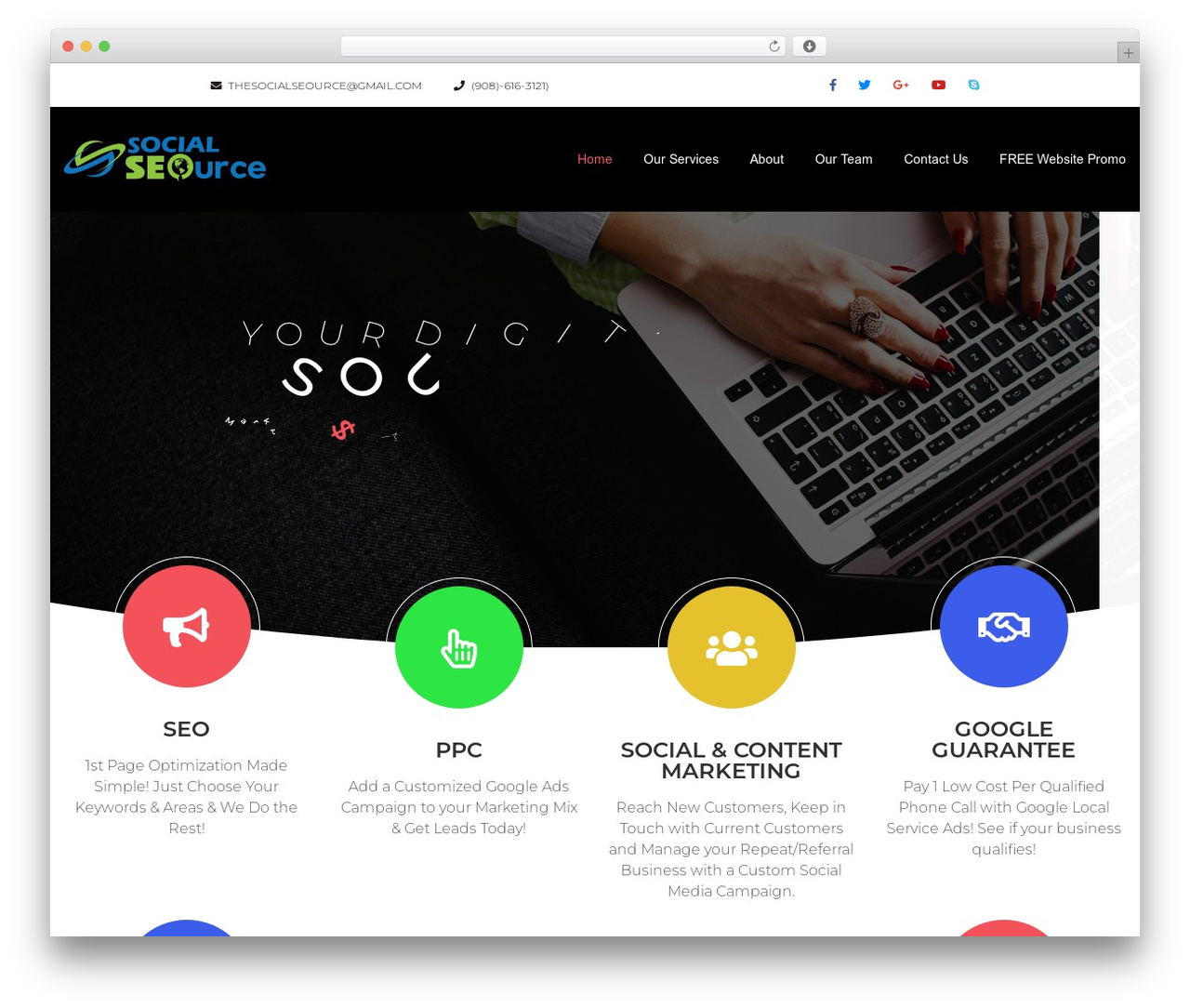 WP theme Pixelogic - socialseource.com