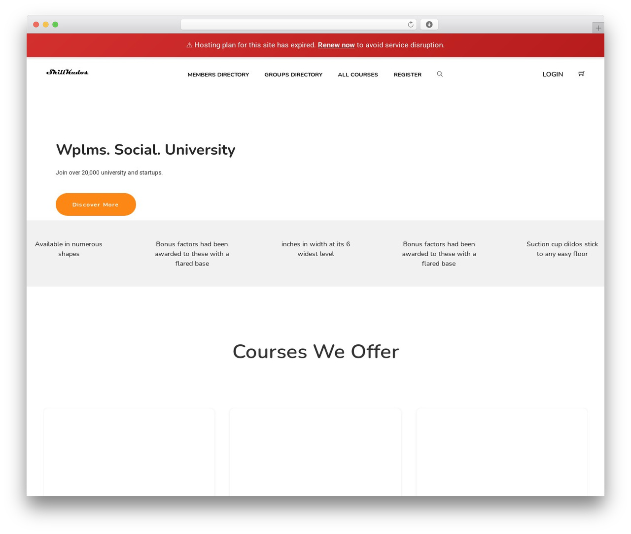 WP theme WPLMS - skillkudos.com