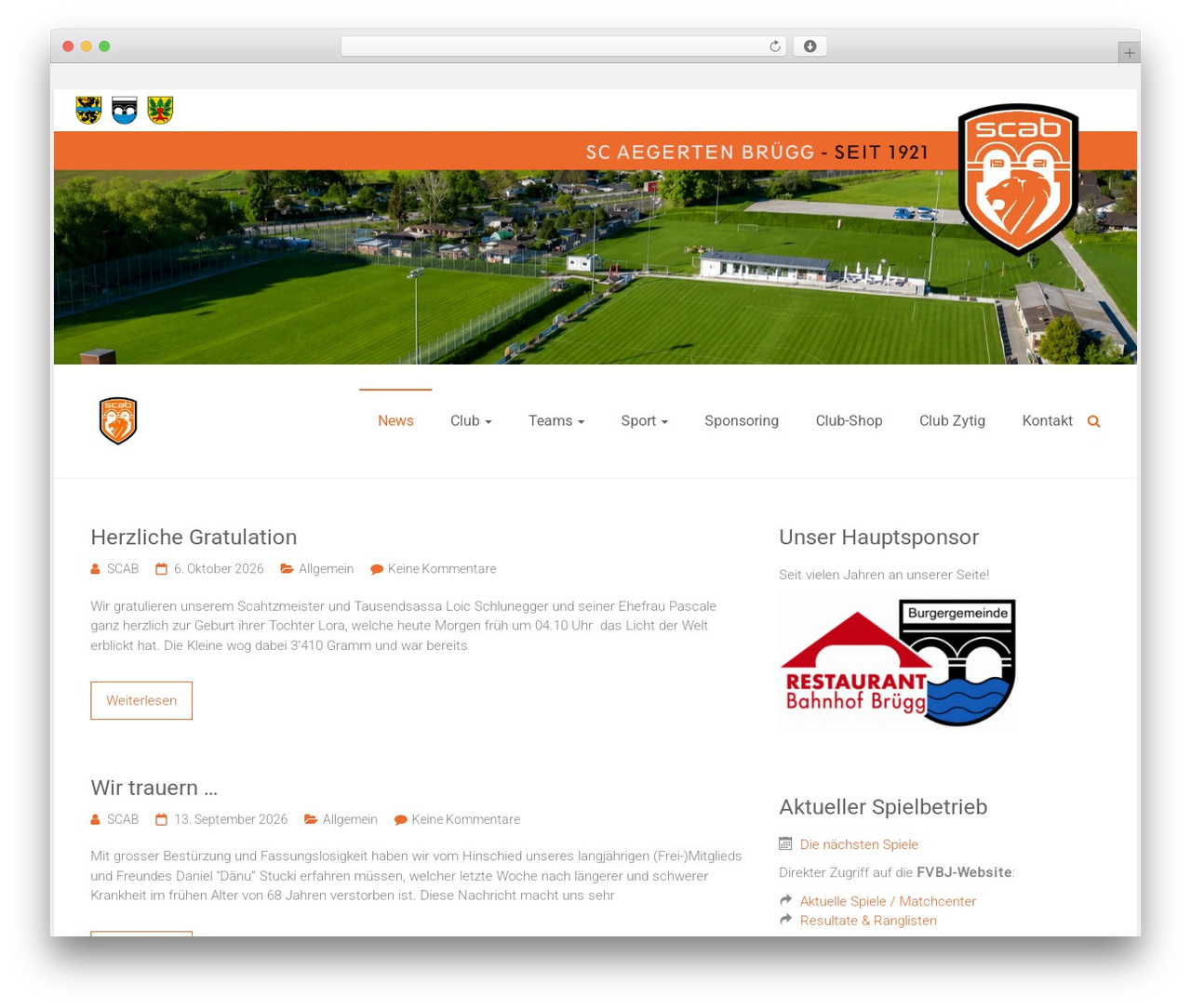 Ample WordPress theme - scab.ch