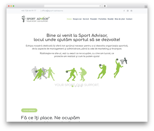 Boldest theme WordPress - sport-advisor.ro