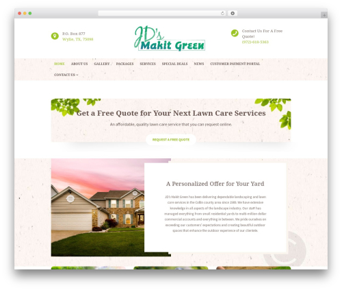 Buisson WP theme - jdsmakitgreen.com