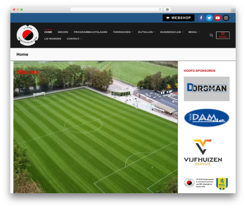 Sportsteam Widget (sportsteam-widget) free WordPress plugin - vvofb.nl