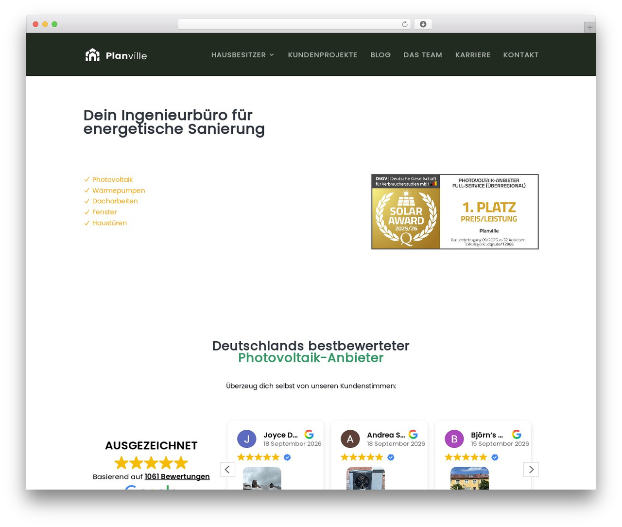 Divi WP theme - planville.de Divi WP theme - planville.de