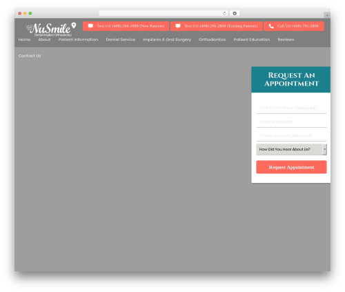 DoctorGenius Framework premium WordPress theme - nusmiledental.net