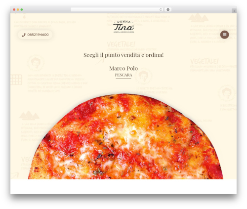 Lafka WordPress pizza theme - donnatinapizza.com