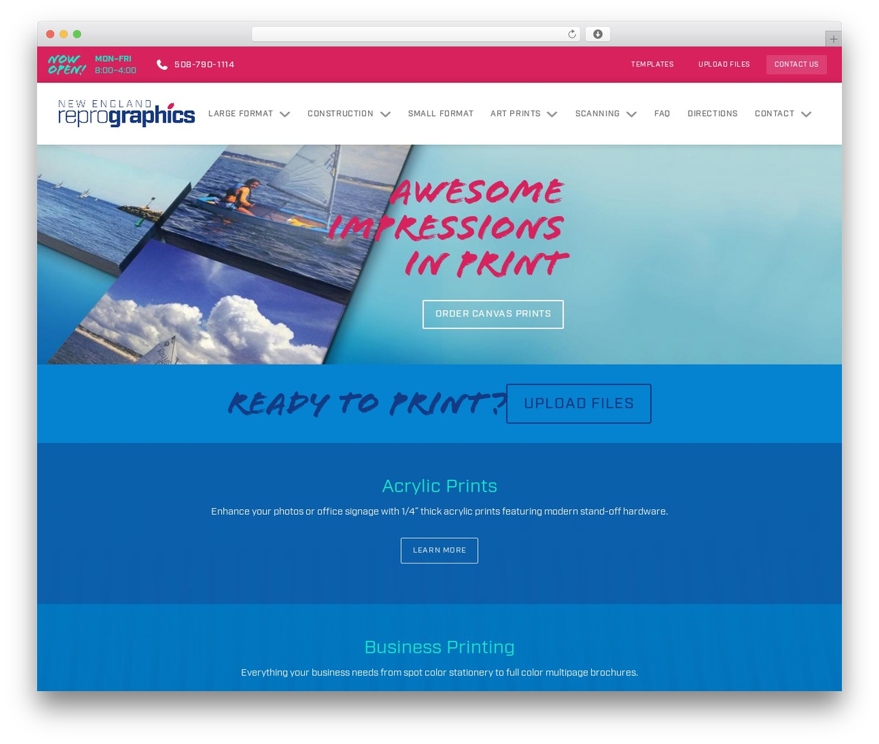 Pro WordPress theme - newenglandrepro.com